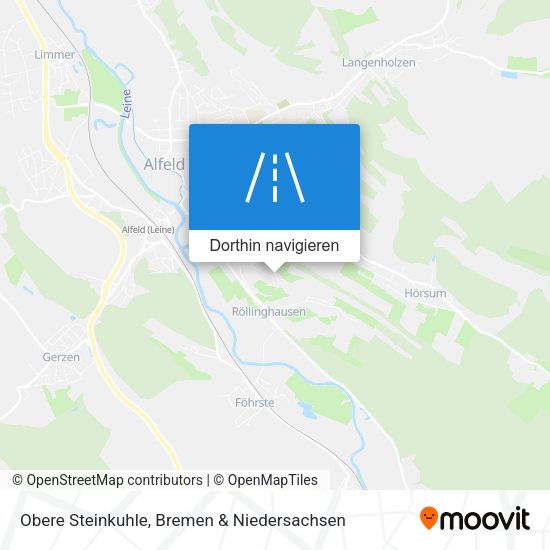 Obere Steinkuhle Karte