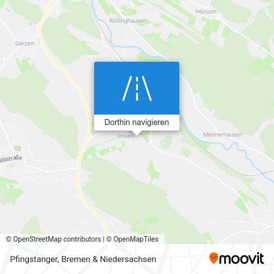 Pfingstanger Karte