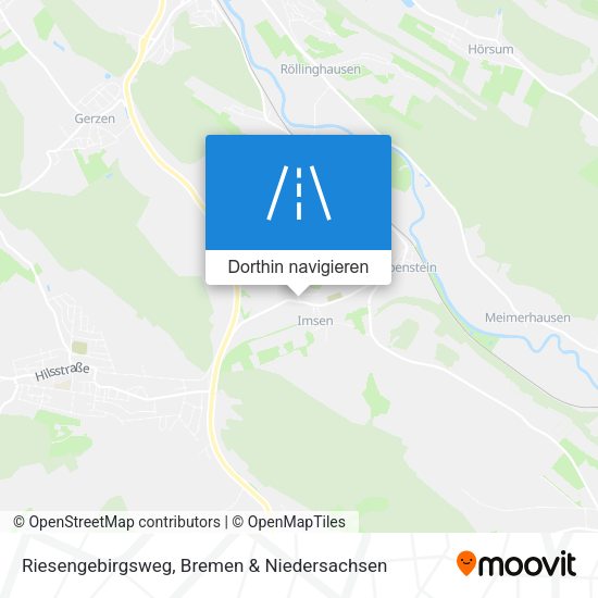 Riesengebirgsweg Karte