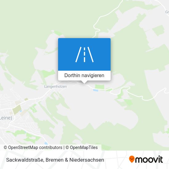 Sackwaldstraße Karte