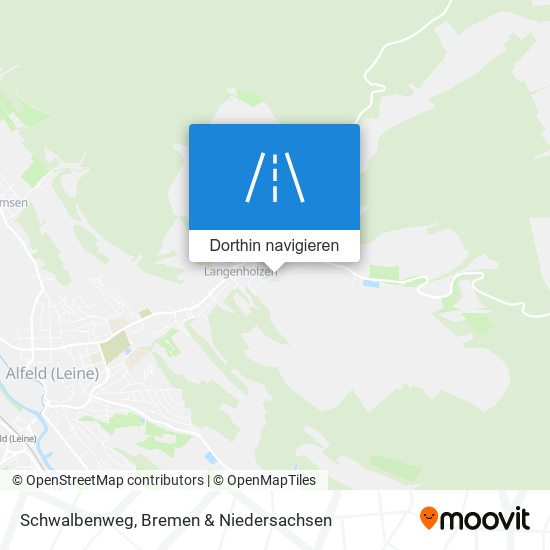 Schwalbenweg Karte