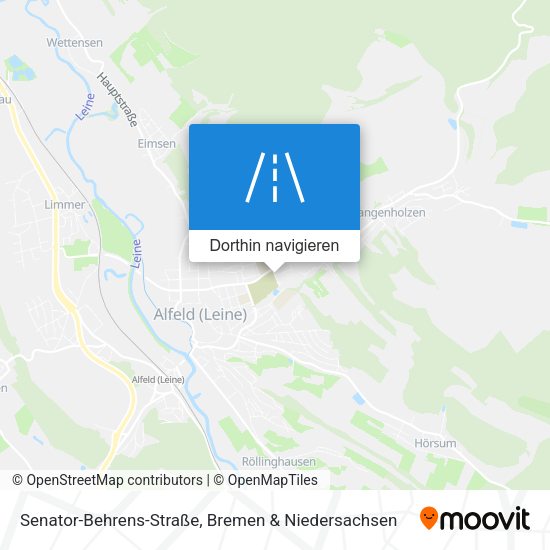 Senator-Behrens-Straße Karte