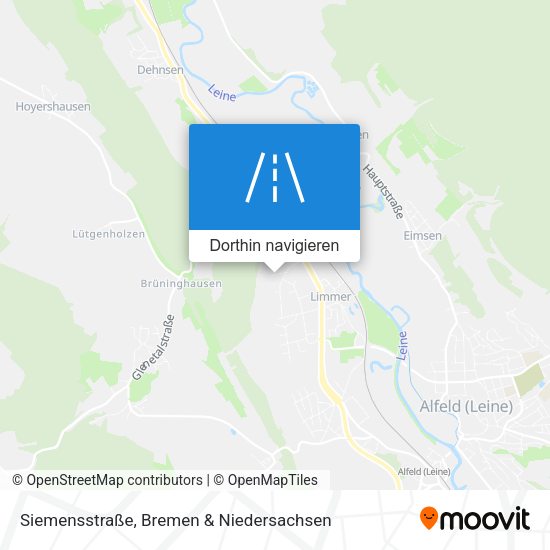 Siemensstraße Karte