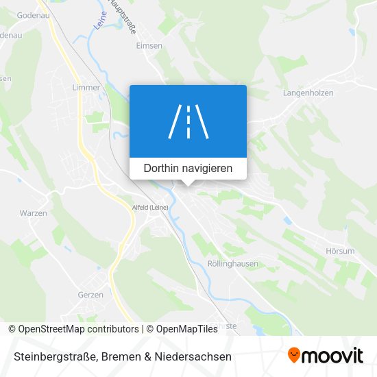 Steinbergstraße Karte