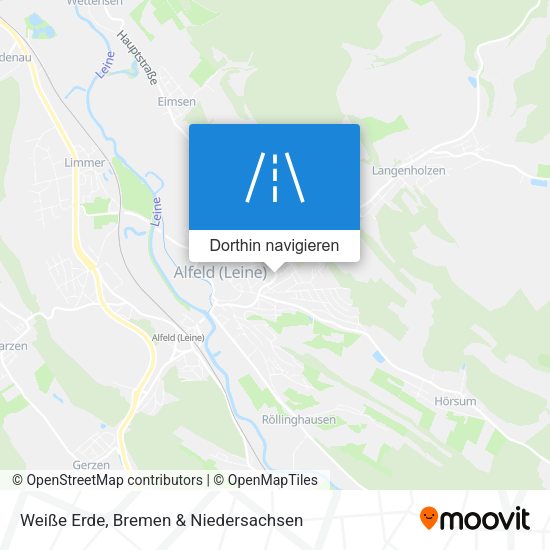 Weiße Erde Karte