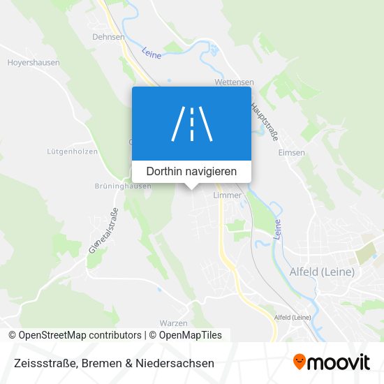 Zeissstraße Karte