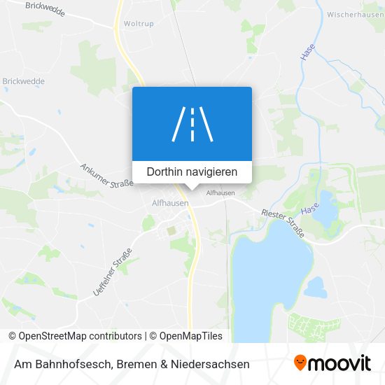 Am Bahnhofsesch Karte