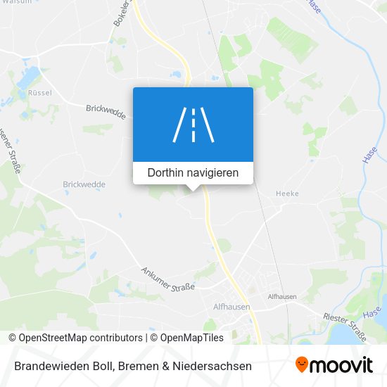 Brandewieden Boll Karte