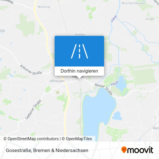 Gosestraße Karte