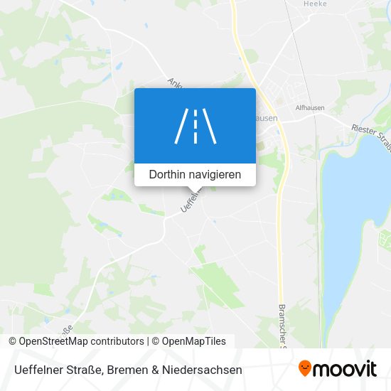 Ueffelner Straße Karte