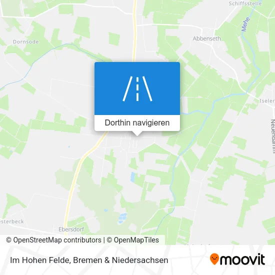 Im Hohen Felde Karte