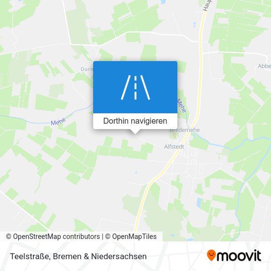 Teelstraße Karte