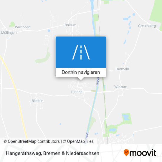 Hangeräthsweg Karte