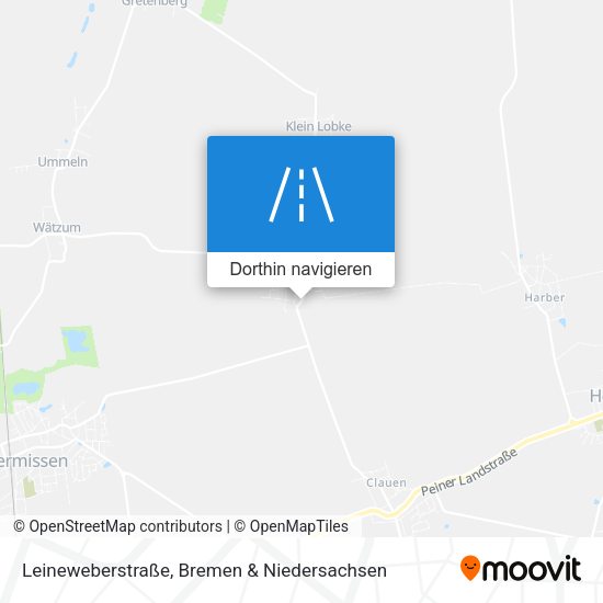 Leineweberstraße Karte
