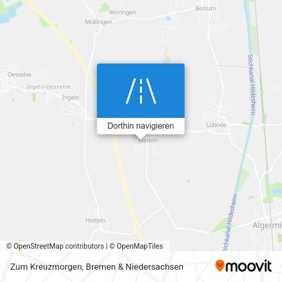 Zum Kreuzmorgen Karte