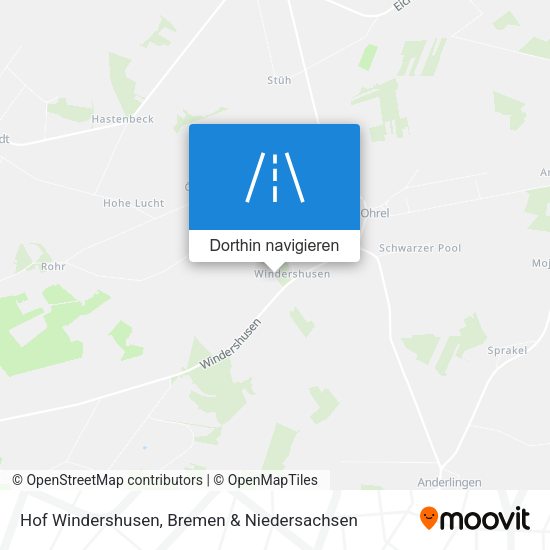 Hof Windershusen Karte