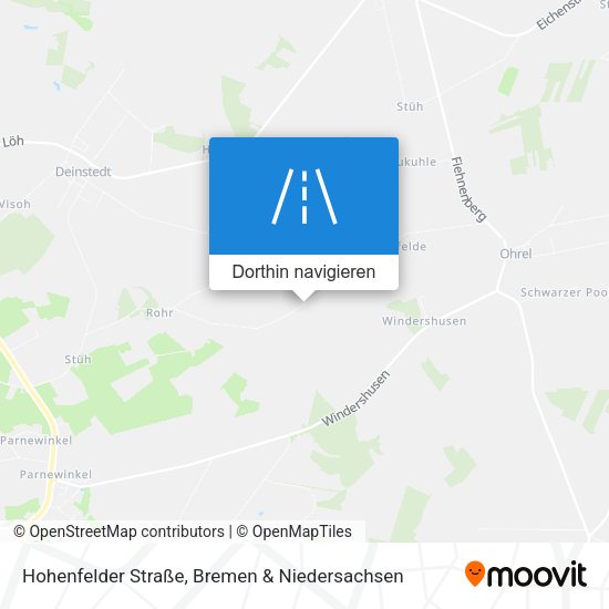 Hohenfelder Straße Karte