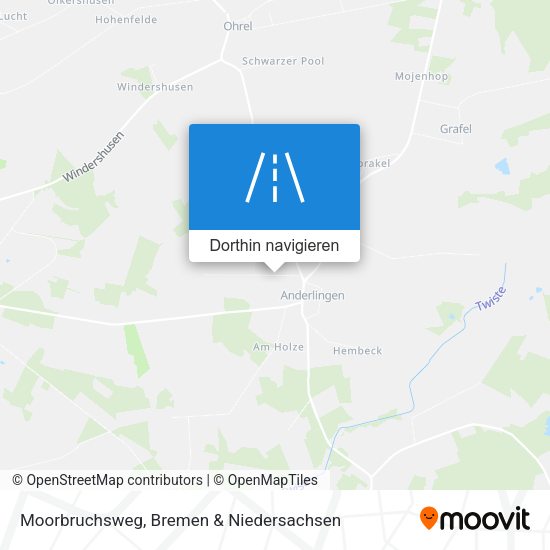 Moorbruchsweg Karte