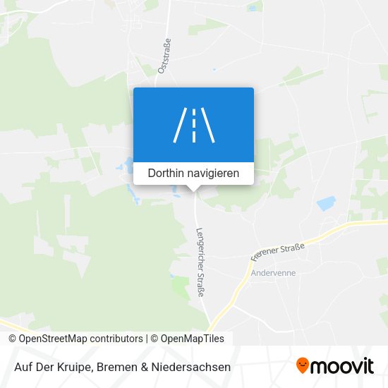 Auf Der Kruipe Karte