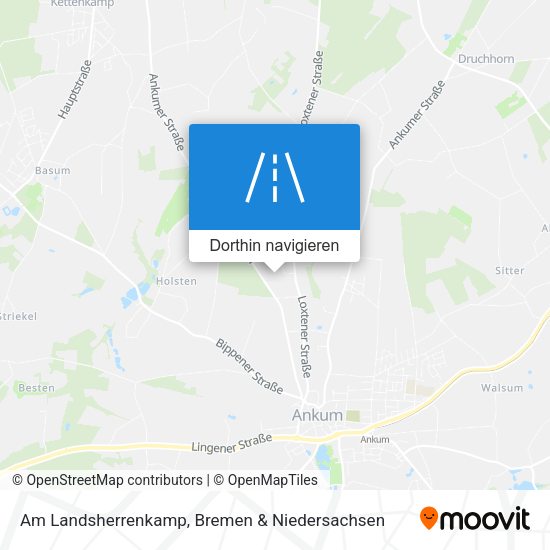 Am Landsherrenkamp Karte