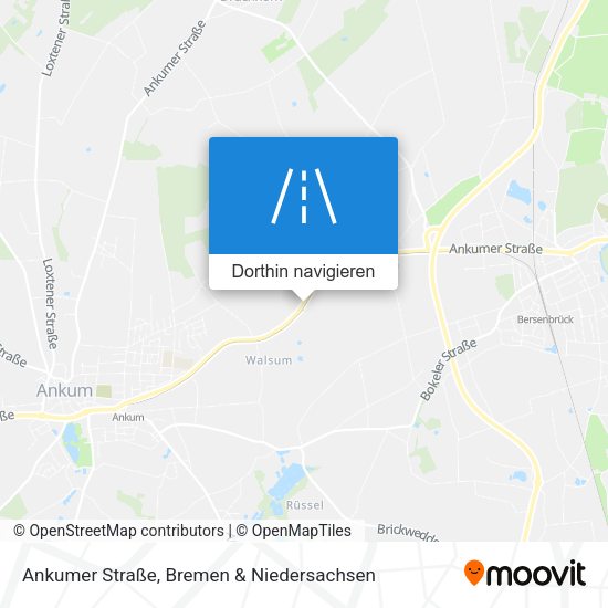 Ankumer Straße Karte