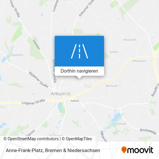 Anne-Frank-Platz Karte