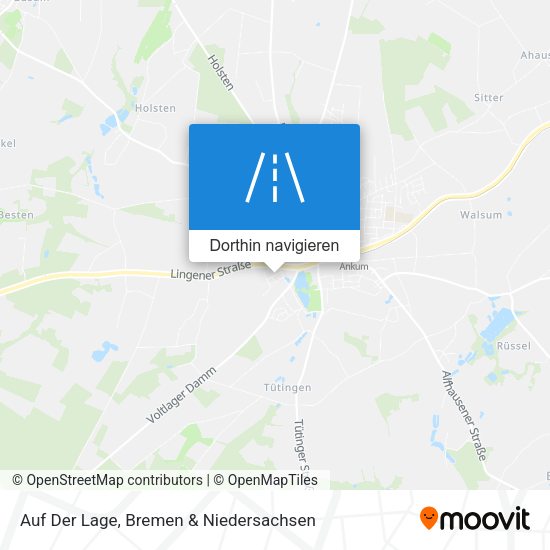 Auf Der Lage Karte