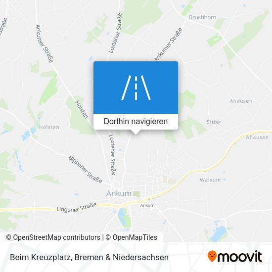 Beim Kreuzplatz Karte