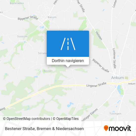 Bestener Straße Karte