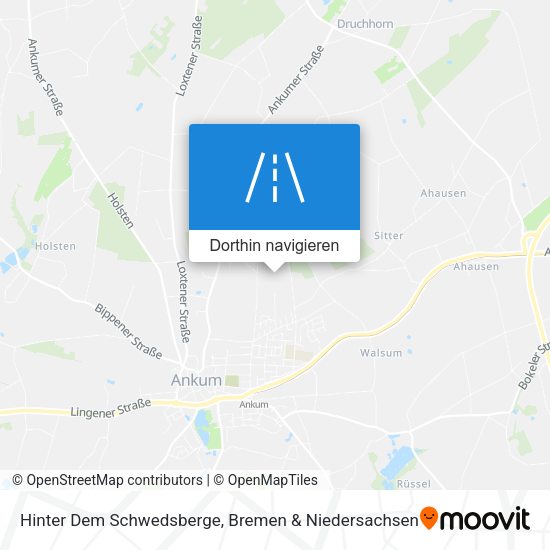 Hinter Dem Schwedsberge Karte