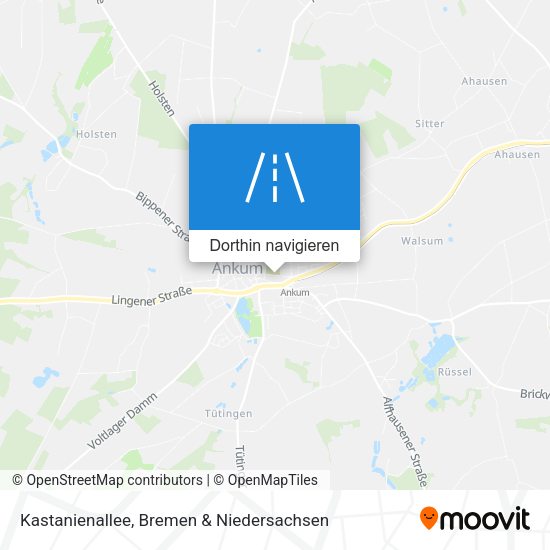 Kastanienallee Karte