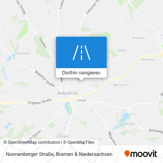 Nonnenberger Straße Karte
