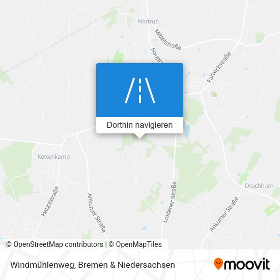 Windmühlenweg Karte