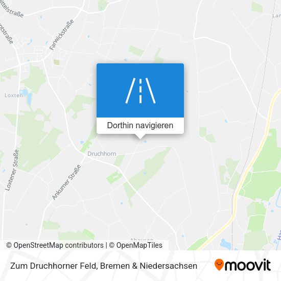 Zum Druchhorner Feld Karte