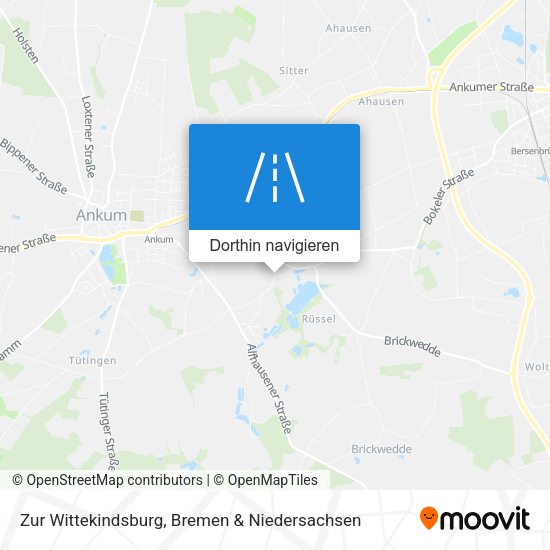 Zur Wittekindsburg Karte