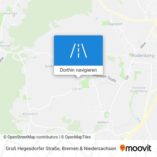 Groß Hegesdorfer Straße Karte