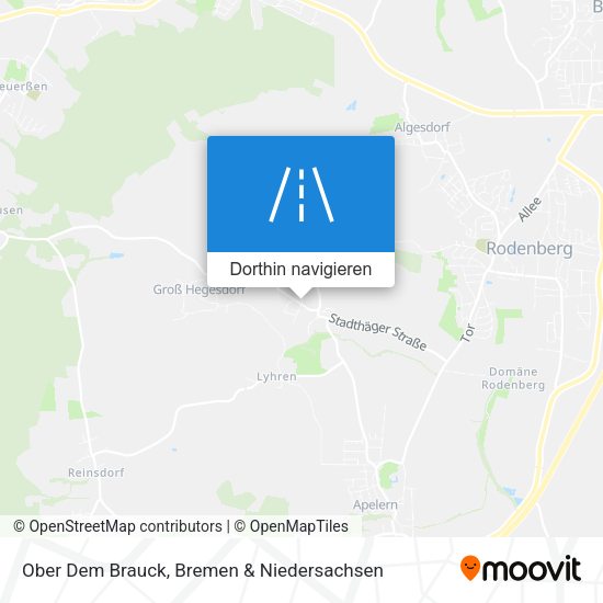 Ober Dem Brauck Karte