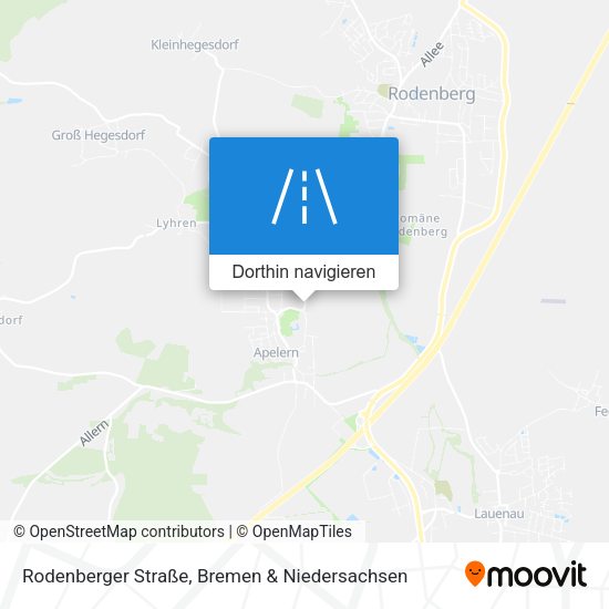 Rodenberger Straße Karte