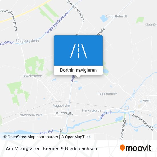 Am Moorgraben Karte