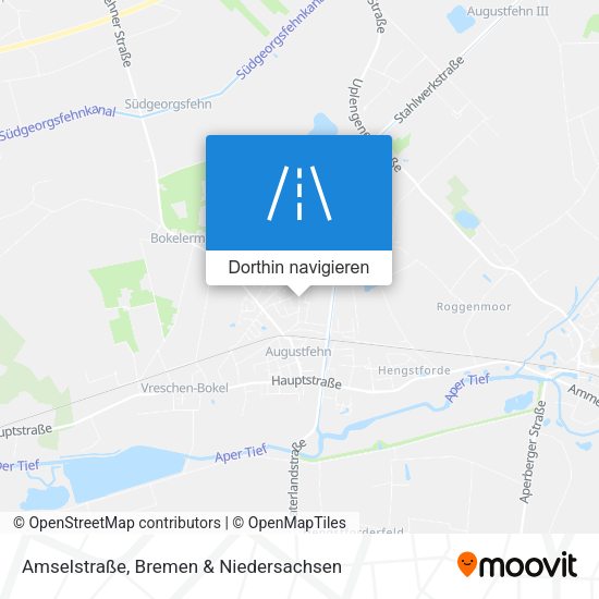 Amselstraße Karte