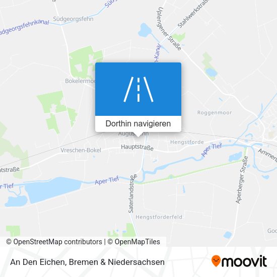 An Den Eichen Karte