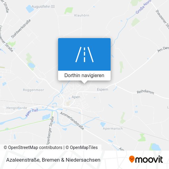 Azaleenstraße Karte