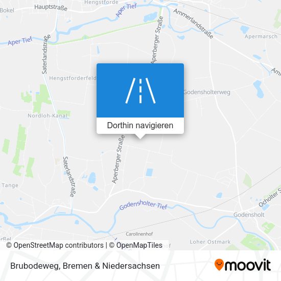 Brubodeweg Karte