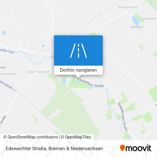 Edewechter Straße Karte