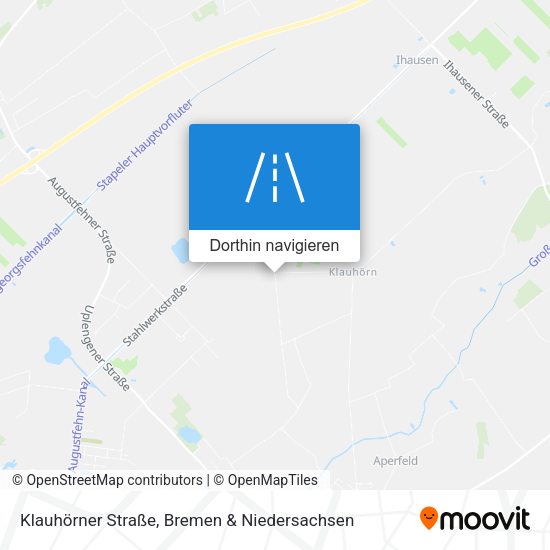 Klauhörner Straße Karte