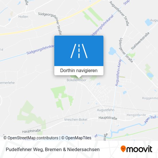 Pudelfehner Weg Karte