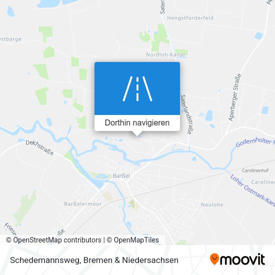 Schedemannsweg Karte