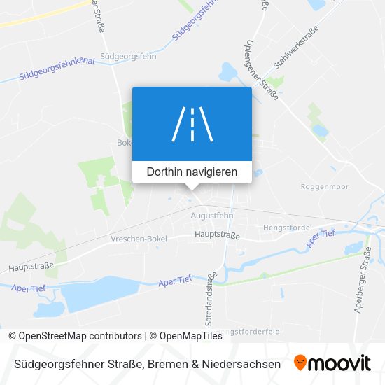 Südgeorgsfehner Straße Karte