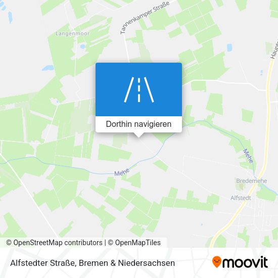 Alfstedter Straße Karte