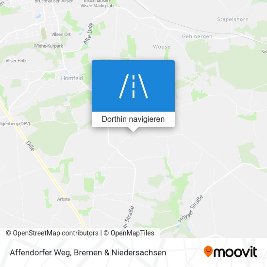 Affendorfer Weg Karte